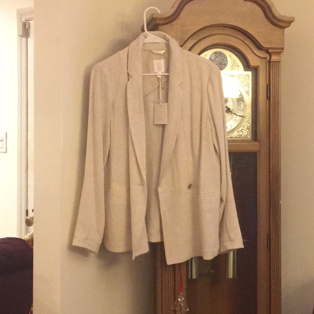 Double Breasted Blazer.